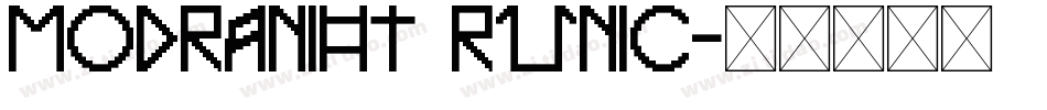 Modraniht Runic字体转换